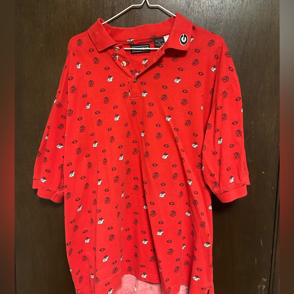 Georgia Bulldogs Printed Polo